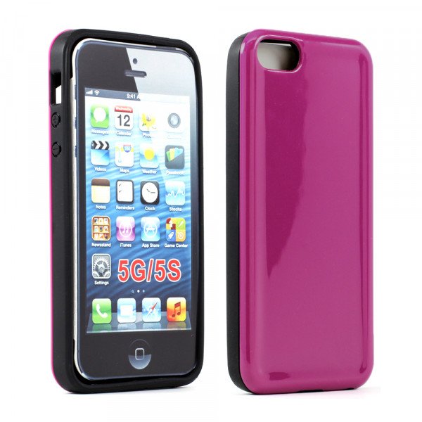 Wholesale Apple iPhone 5/5S Slim Air Jacket Case (Purple)